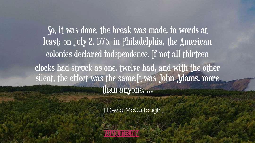 Monkiewicz Philadelphia quotes by David McCullough