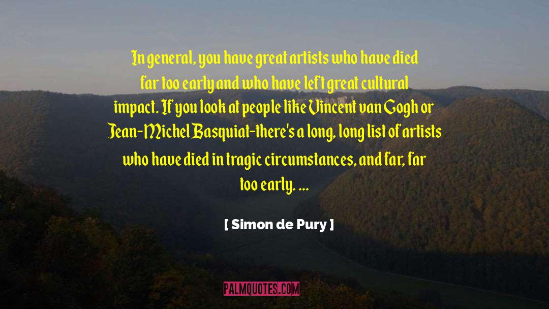 Mono Cultural quotes by Simon De Pury