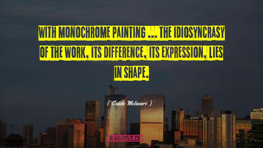 Monochrome quotes by Guido Molinari