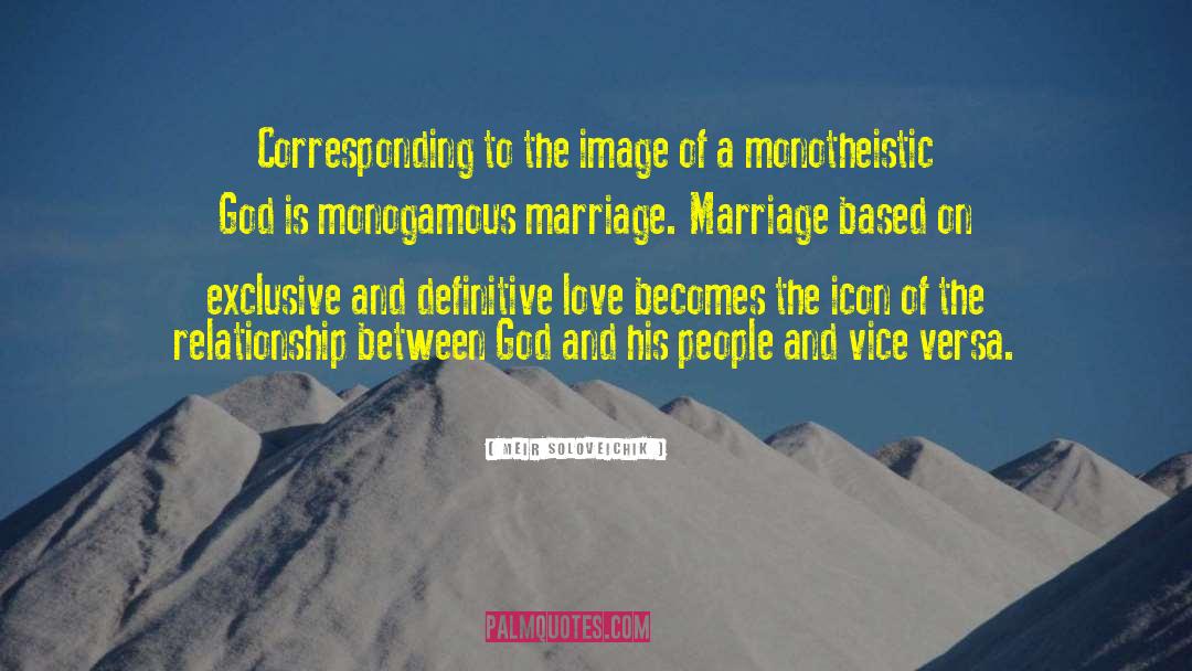 Monogamous quotes by Meir Soloveichik