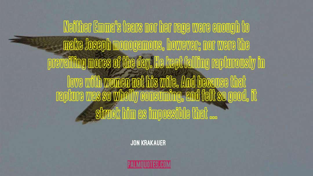 Monogamous quotes by Jon Krakauer