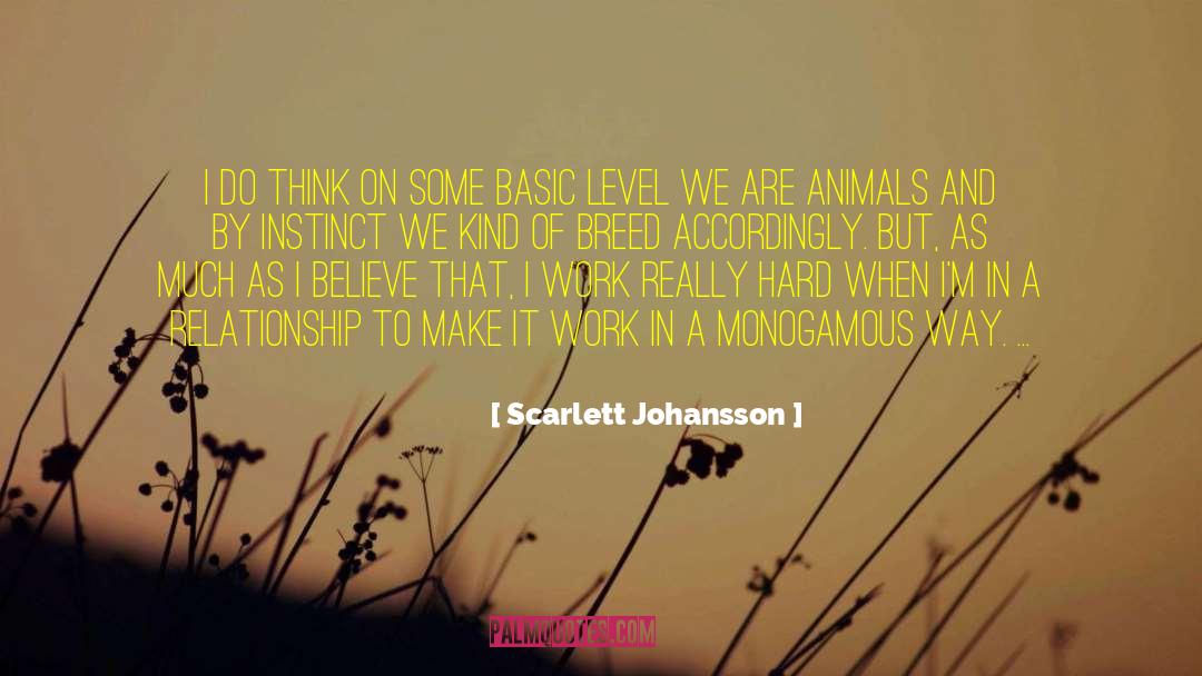 Monogamous quotes by Scarlett Johansson