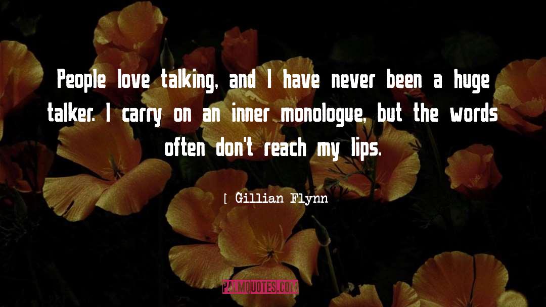 Monologue quotes by Gillian Flynn
