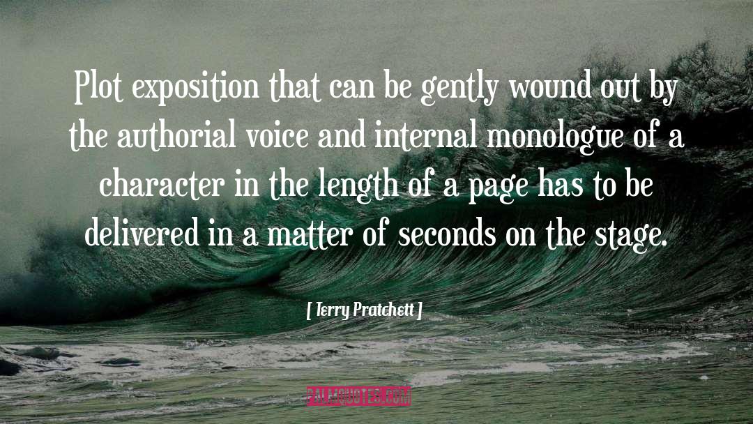 Monologues quotes by Terry Pratchett