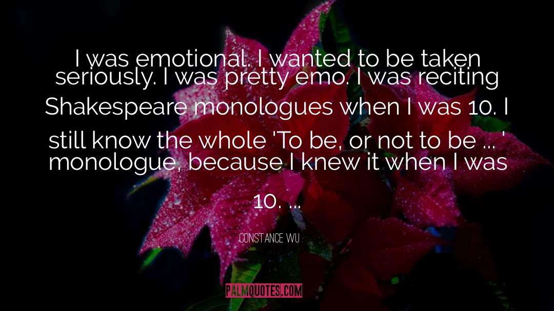 Monologues quotes by Constance Wu