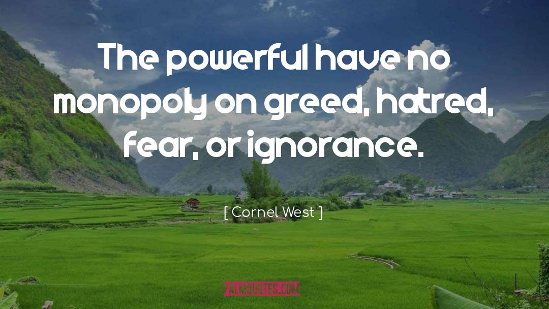 Monopoly quotes by Cornel West