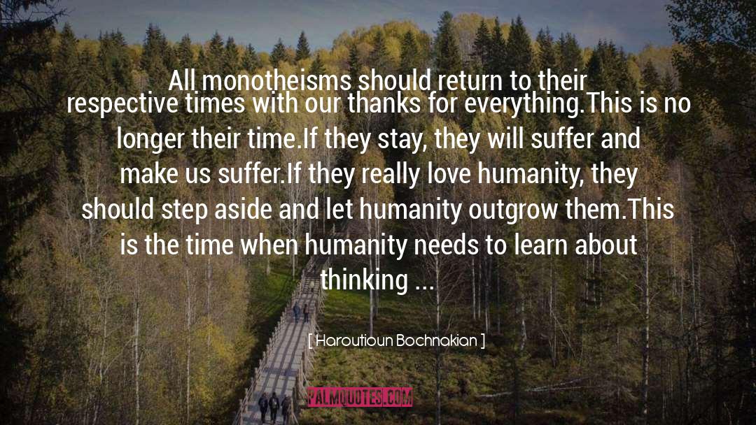 Monotheism quotes by Haroutioun Bochnakian