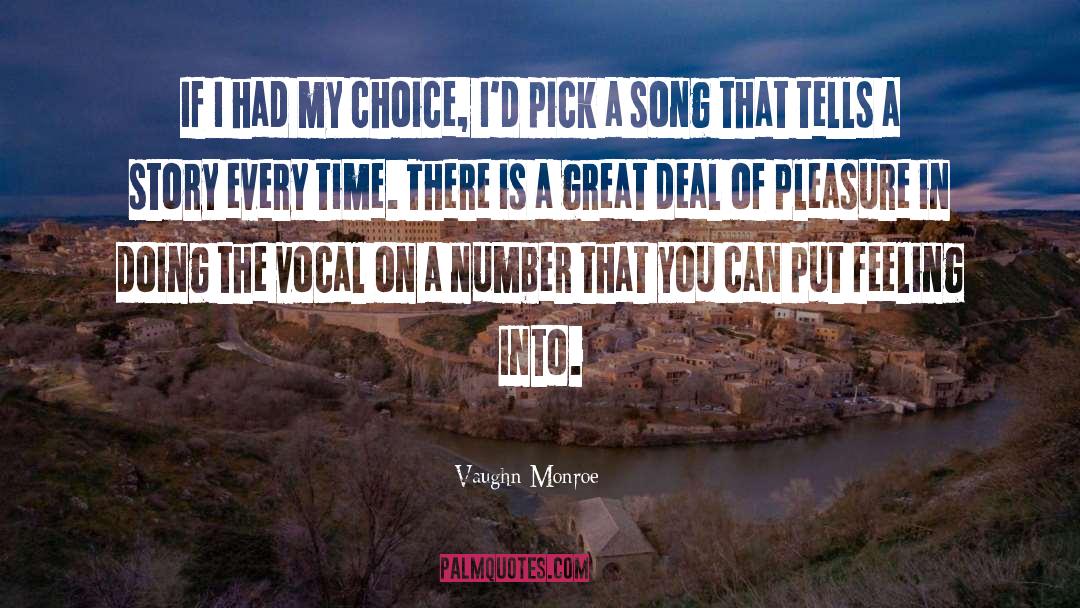 Monroe quotes by Vaughn Monroe