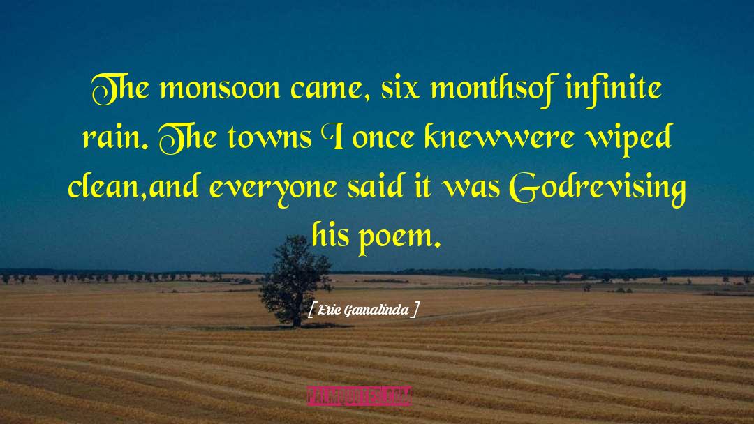 Monsoon quotes by Eric Gamalinda