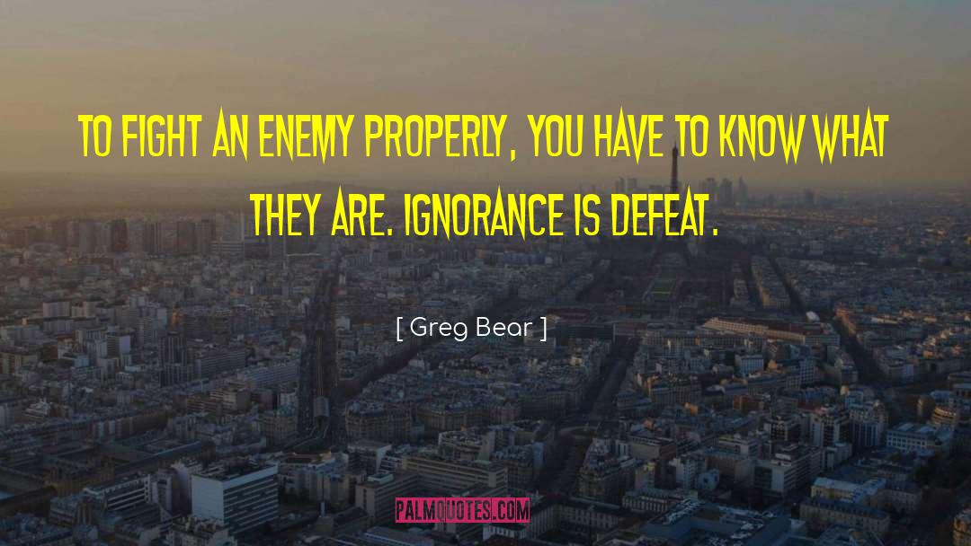 Monster Fighting quotes by Greg Bear