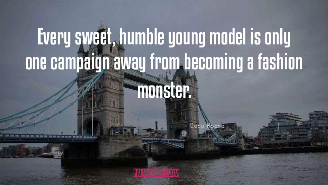 Monster Fighting quotes by Coco Rocha