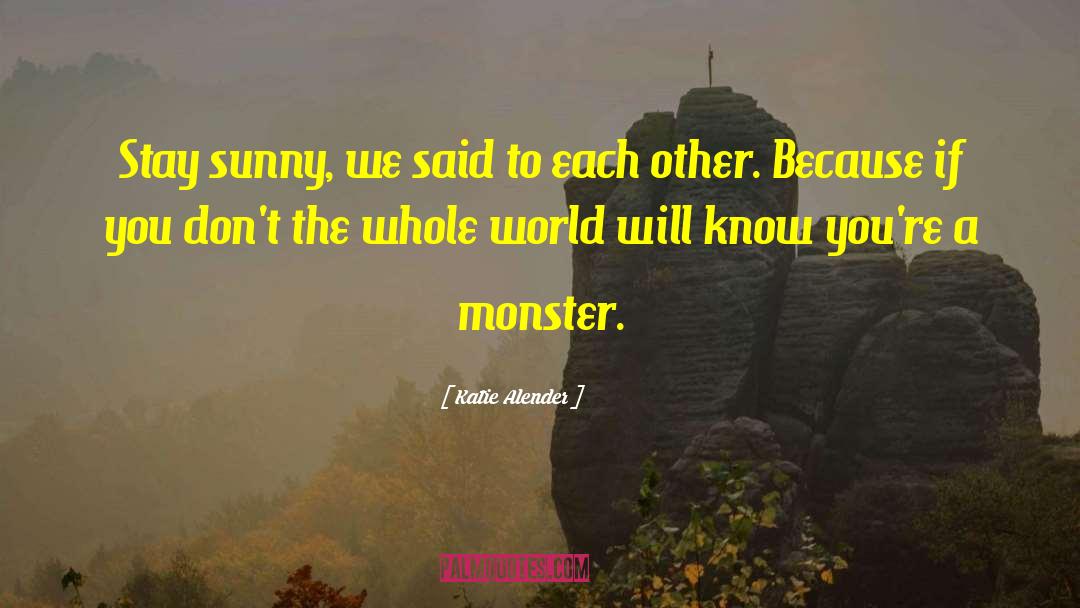 Monster God quotes by Katie Alender