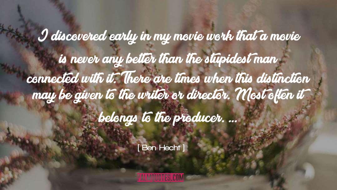 Monster Movie quotes by Ben Hecht