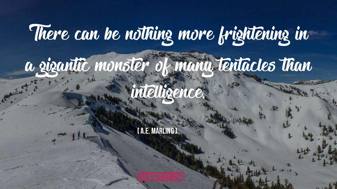 Monster quotes by A.E. Marling