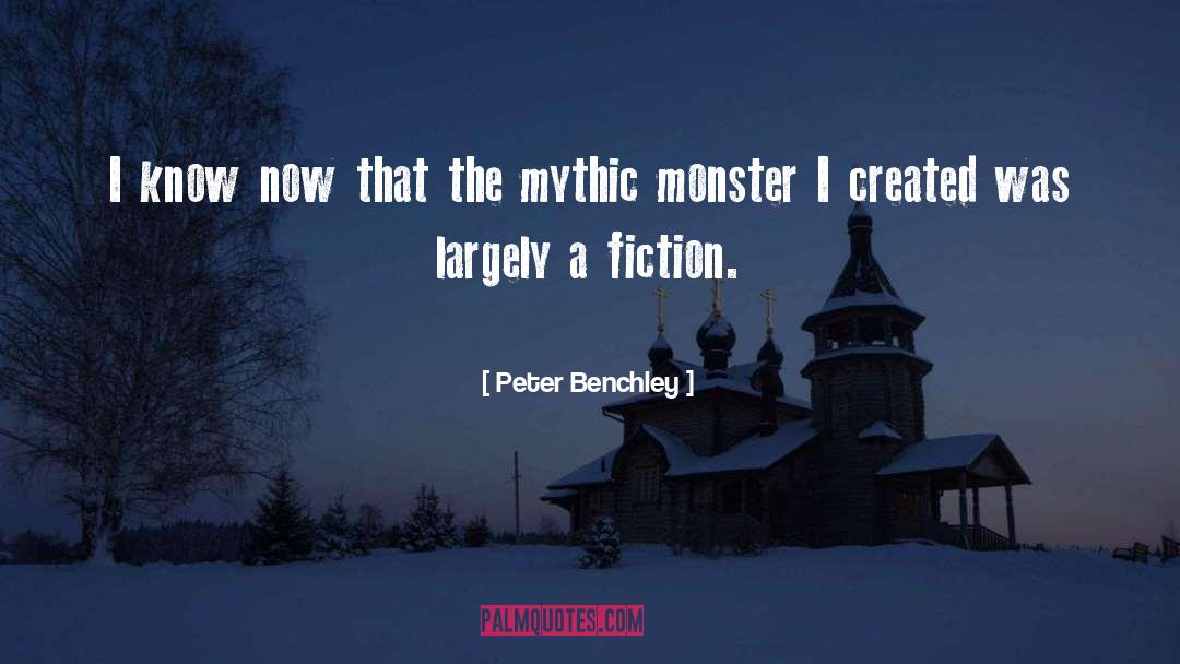 Monsters Within quotes by Peter Benchley