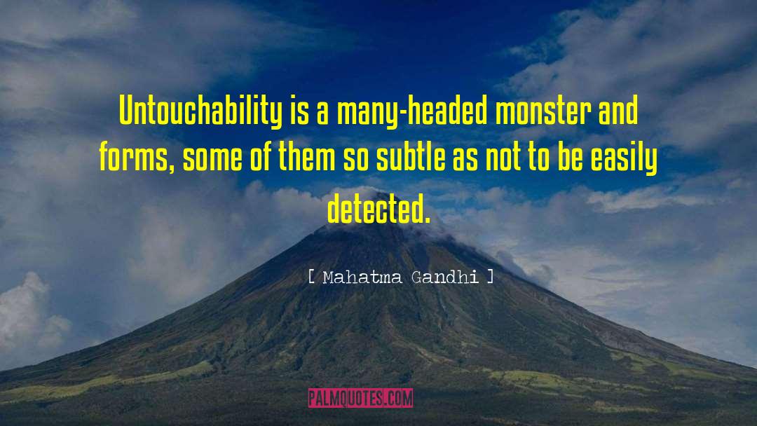 Monsters Within quotes by Mahatma Gandhi