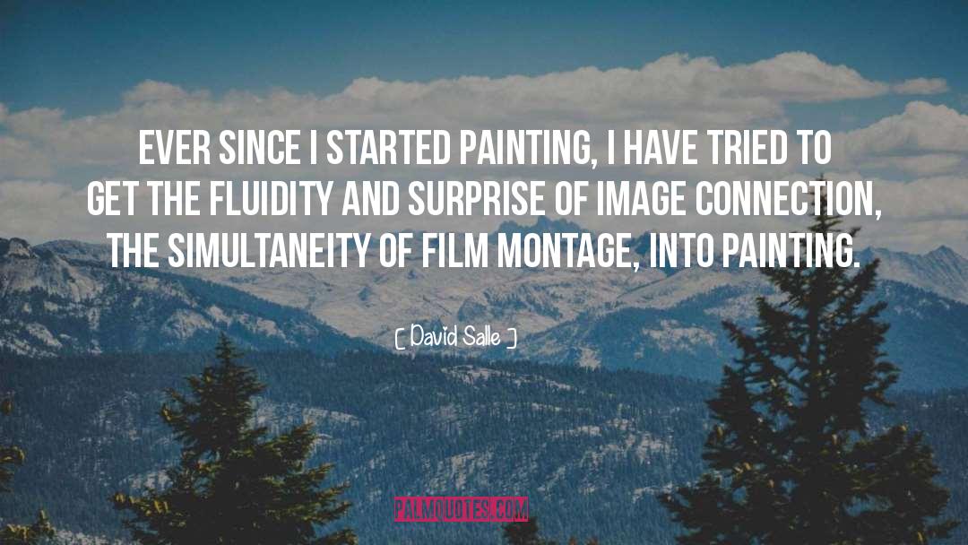 Montage quotes by David Salle