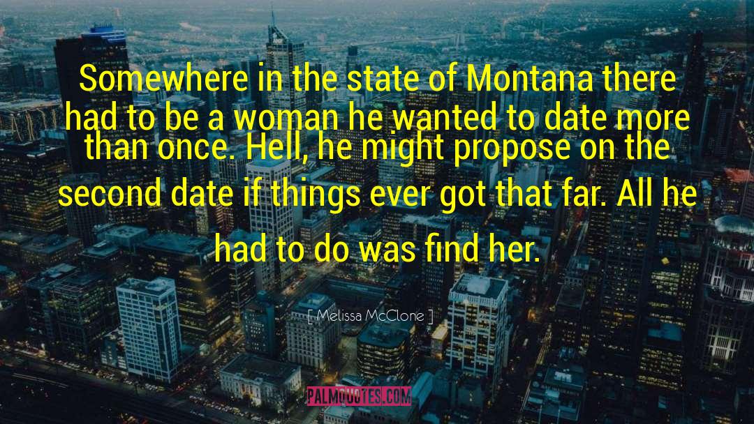 Montana Romance quotes by Melissa McClone