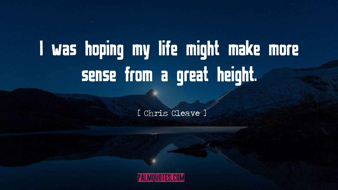Montassar Talbis Height quotes by Chris Cleave