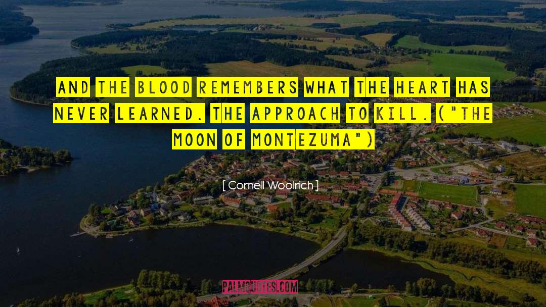 Montezuma quotes by Cornell Woolrich