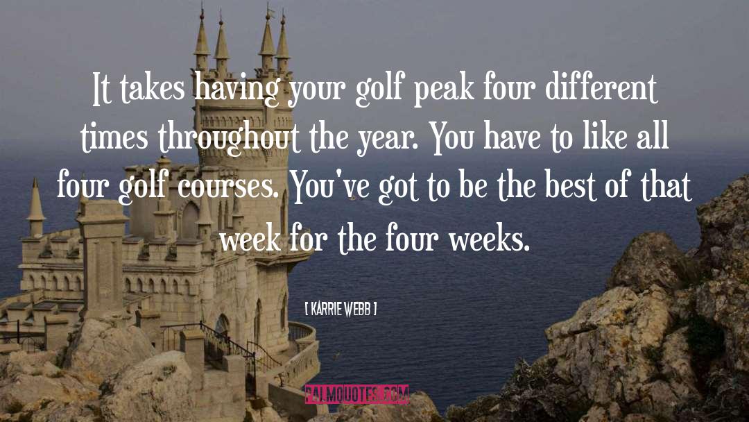 Months Of The Year quotes by Karrie Webb