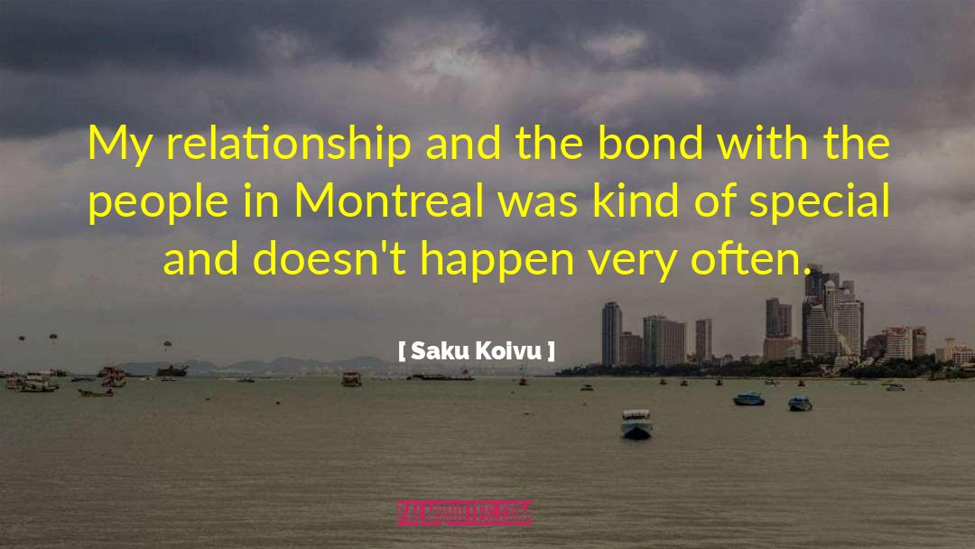 Montreal quotes by Saku Koivu