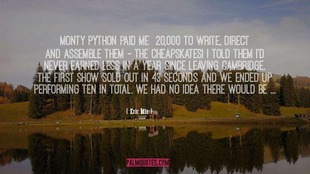 Monty Python quotes by Eric Idle