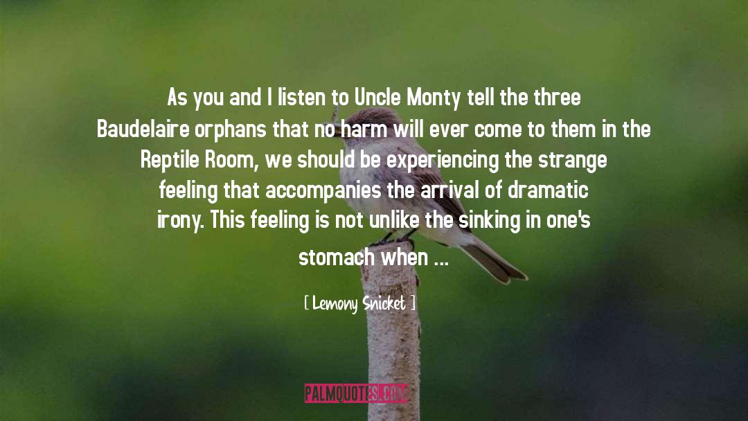 Monty quotes by Lemony Snicket