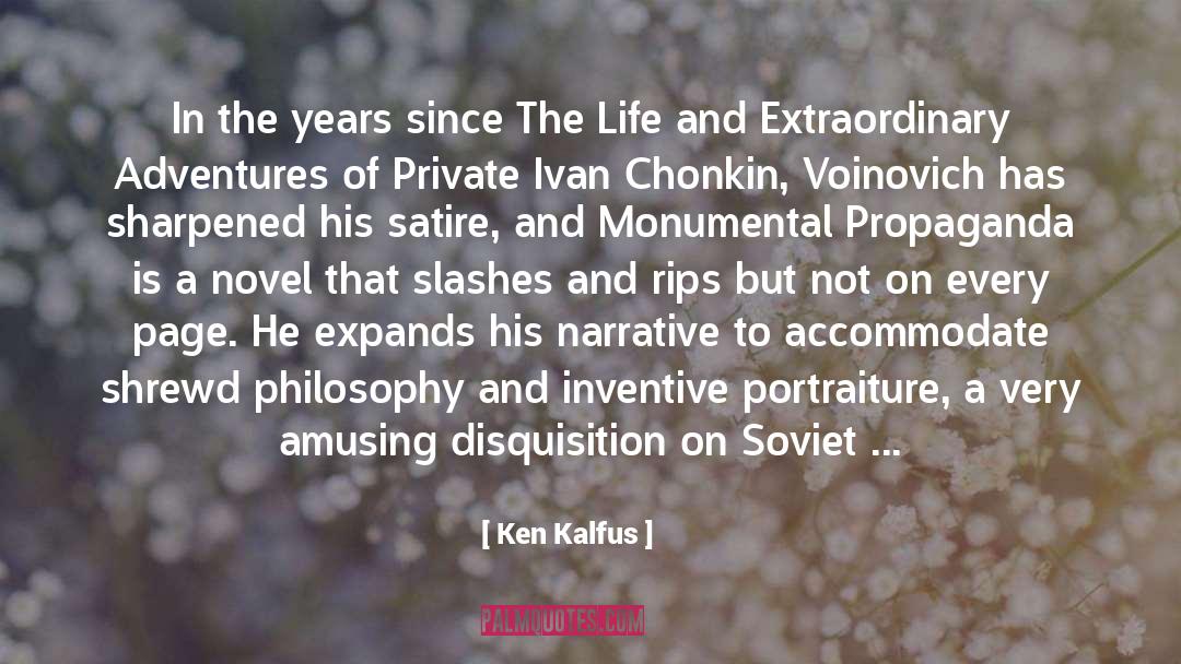 Monumental Life Mobile quotes by Ken Kalfus