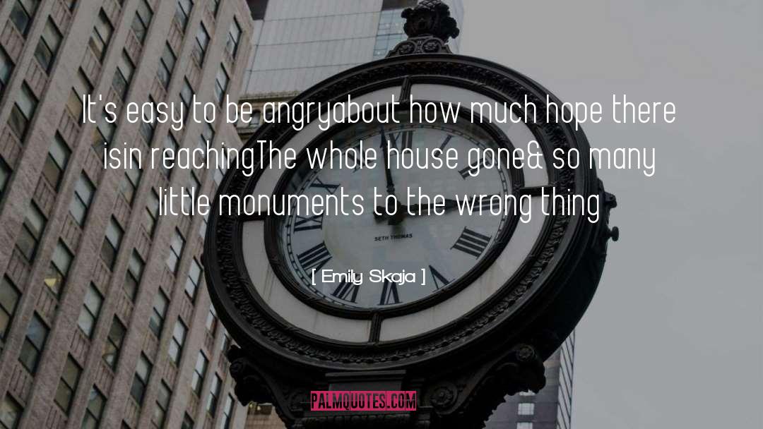 Monuments quotes by Emily Skaja