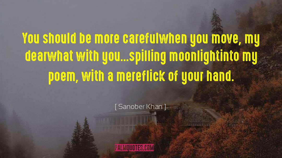 Moon Love quotes by Sanober Khan