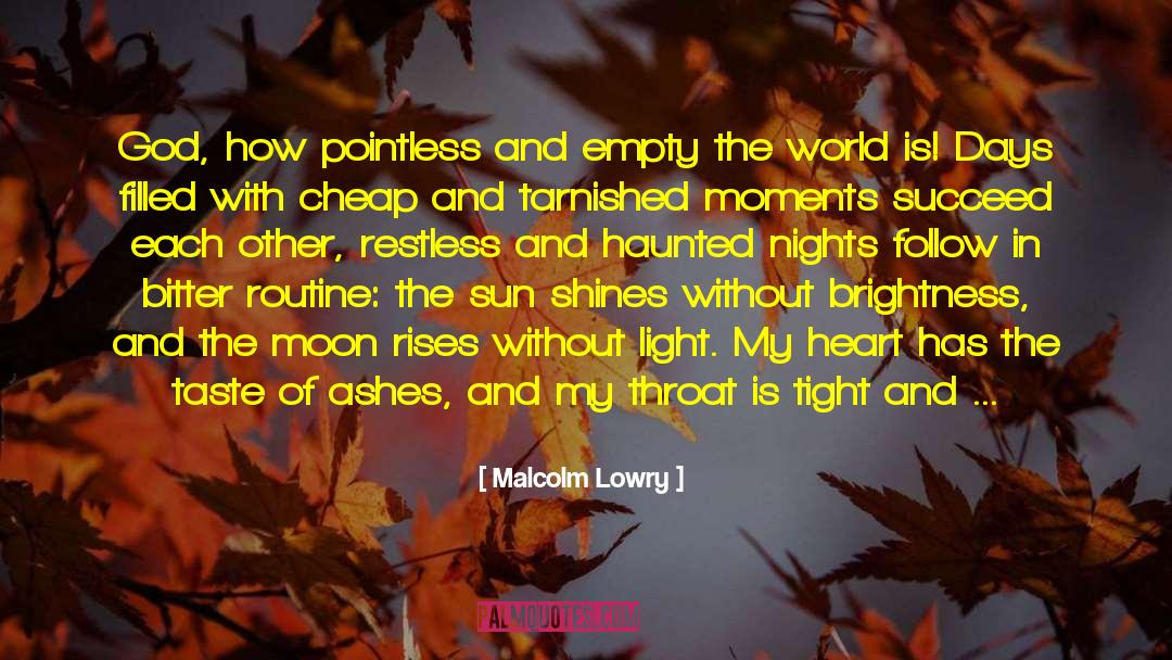 Moon Night quotes by Malcolm Lowry