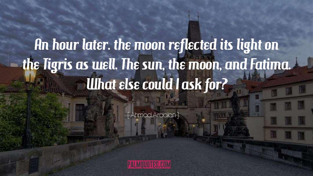 Moon Pic quotes by Ahmad Ardalan