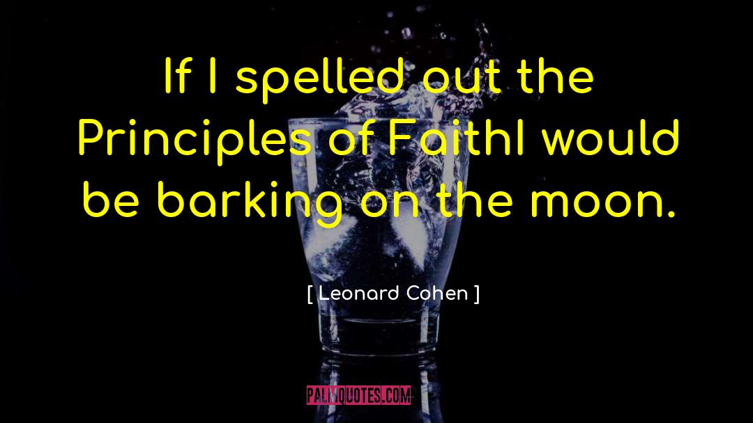 Moon Stained quotes by Leonard Cohen