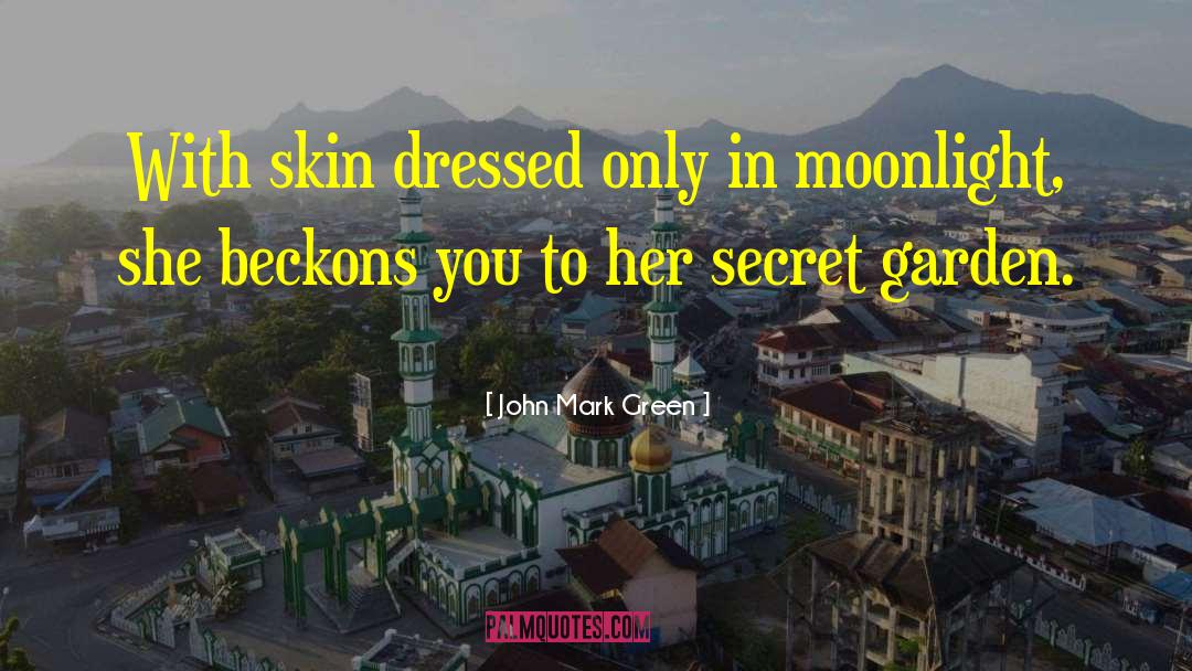 Moonlight quotes by John Mark Green