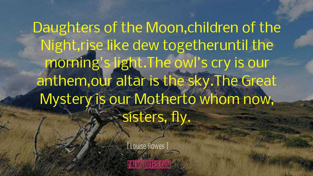 Moonlit Sky quotes by Louise Hawes