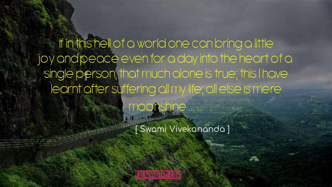 Moonshine quotes by Swami Vivekananda