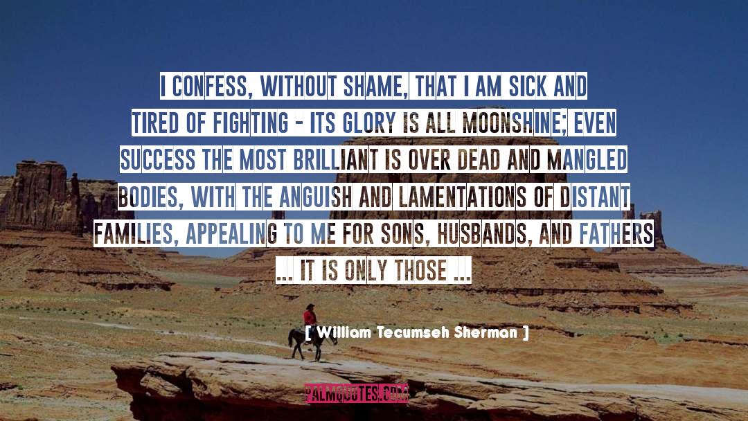 Moonshine quotes by William Tecumseh Sherman