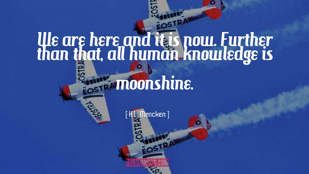 Moonshine quotes by H.L. Mencken