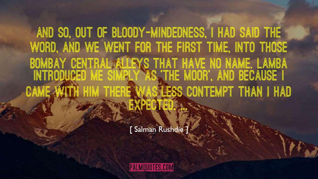 Moor quotes by Salman Rushdie