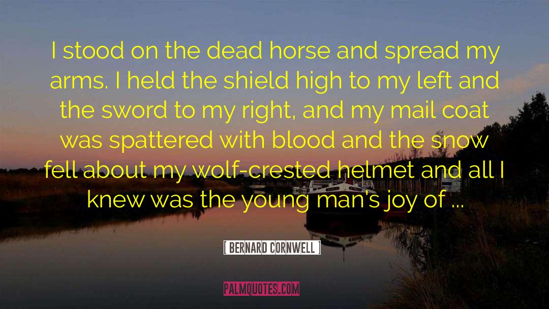 Moose Helmet quotes by Bernard Cornwell