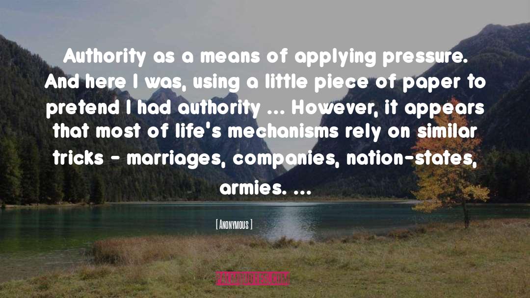 Moral Authority quotes by Anonymous