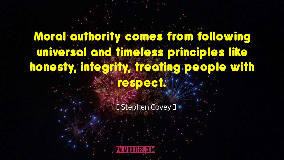 Moral Authority quotes by Stephen Covey