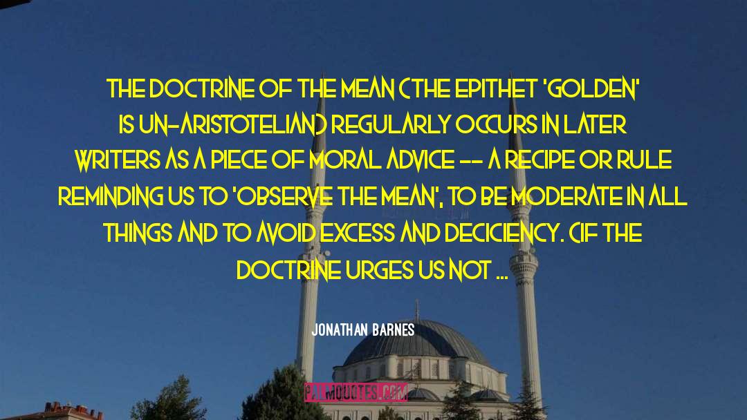 Moral Bankruptcy quotes by Jonathan Barnes