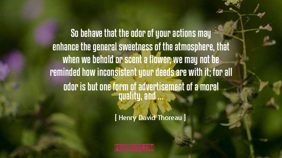 Moral Behavior quotes by Henry David Thoreau