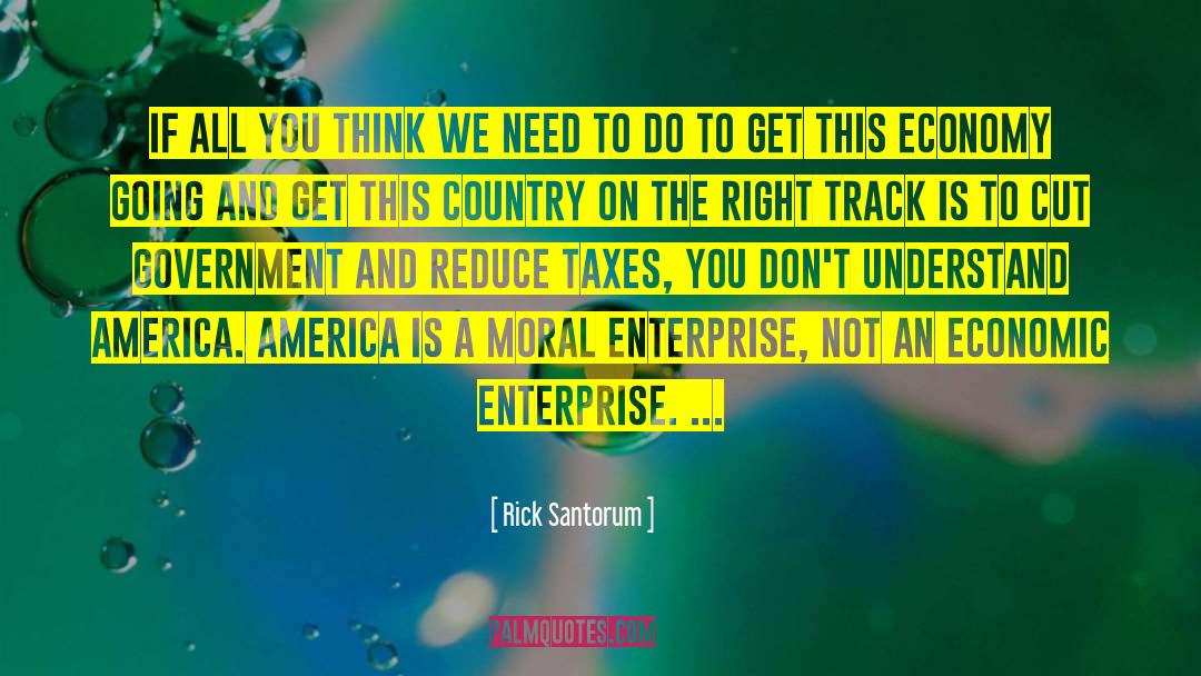 Moral Blackmail quotes by Rick Santorum