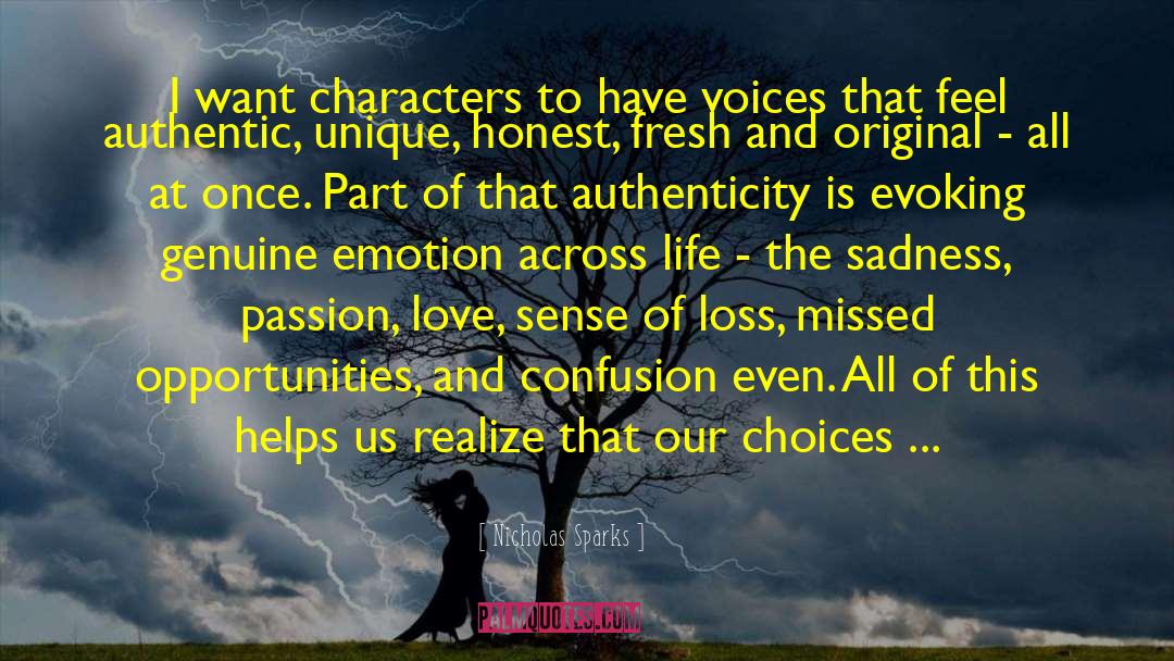 Moral Character quotes by Nicholas Sparks