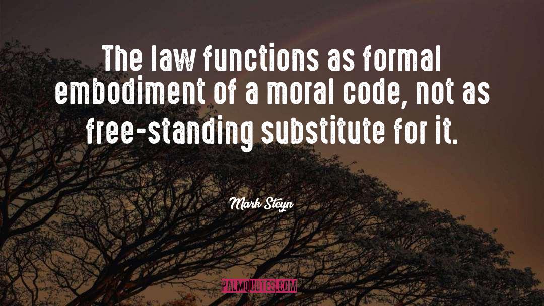 Moral Code quotes by Mark Steyn