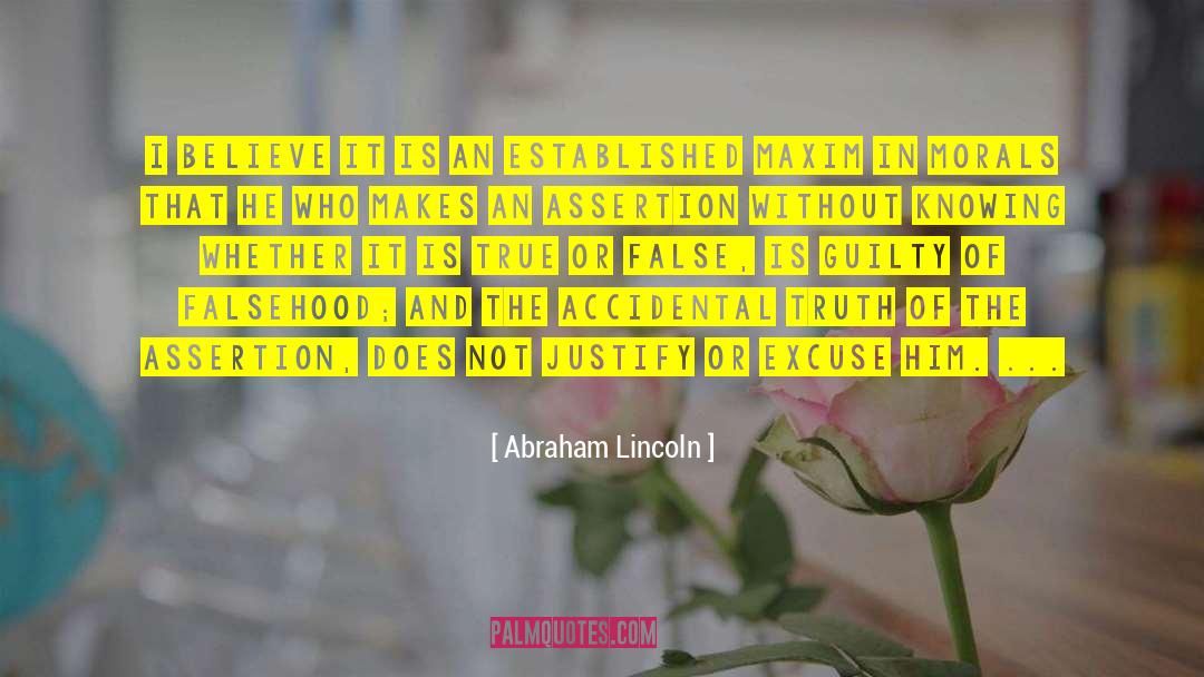 Moral Collapse quotes by Abraham Lincoln