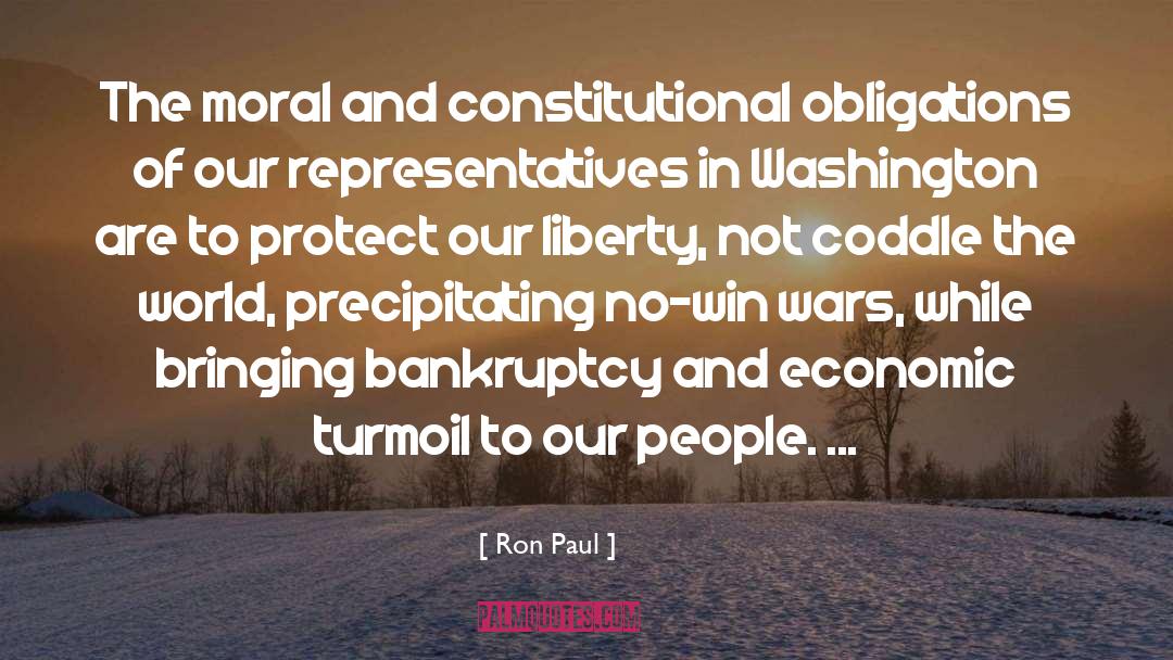 Moral Conduct quotes by Ron Paul